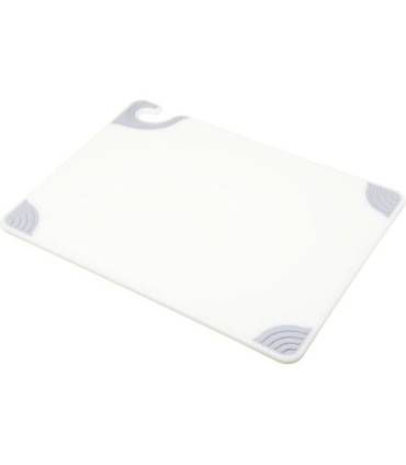 San Jamar Cutting Boards - Saf-T-Grip - White