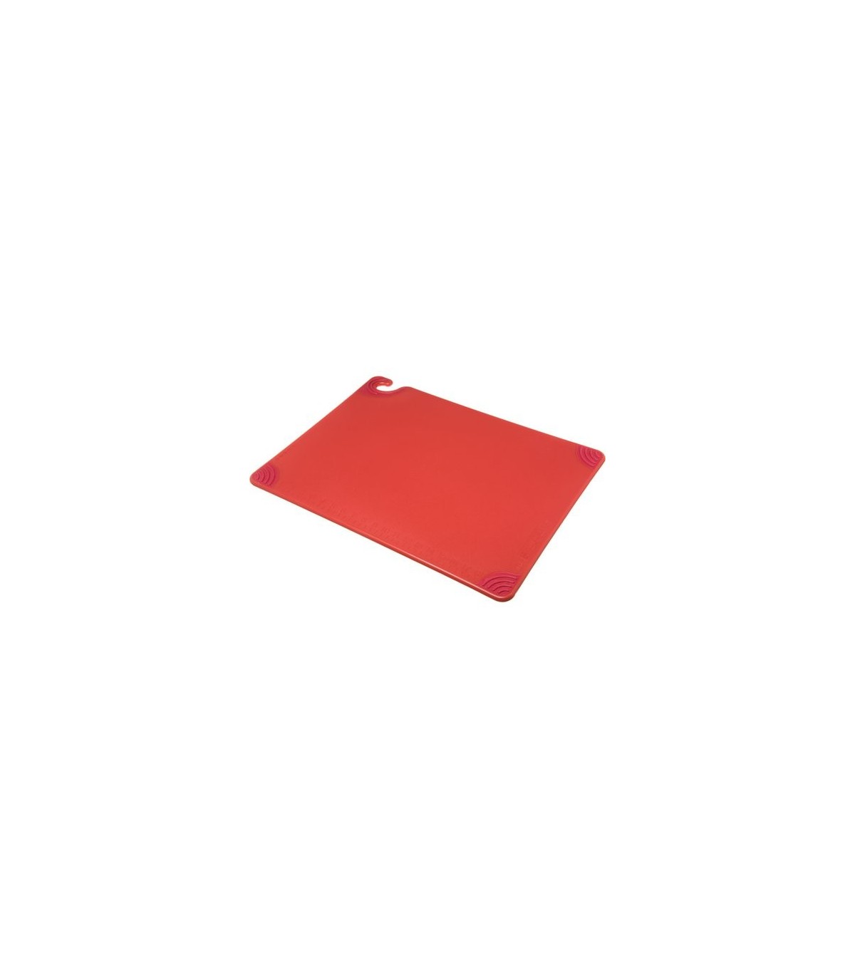 San Jamar Cutting Boards -Saf-T-Grip - Red