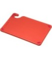 San Jamar Cutting Boards - Saf-T-Grip Bar Board - Red