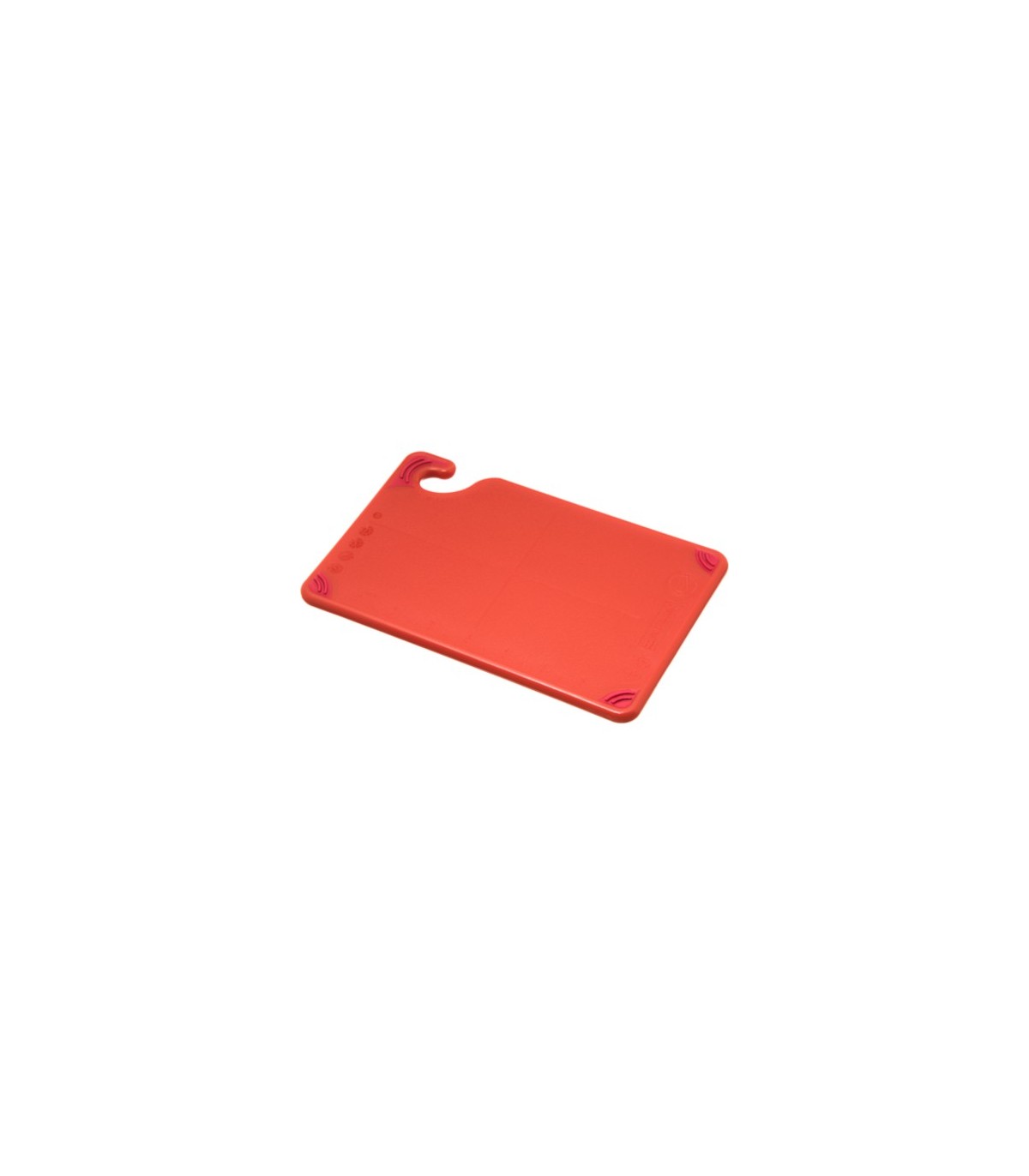 San Jamar Cutting Boards - Saf-T-Grip Bar Board - Red