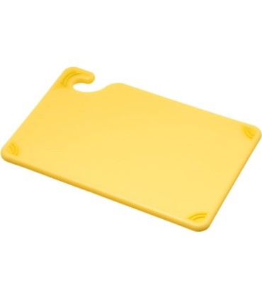 San Jamar Cutting Boards - Saf-T-Grip Bar Board - Yellow