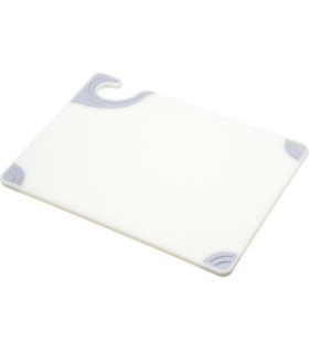 San Jamar Cutting Boards - Saf-T-Grip - White