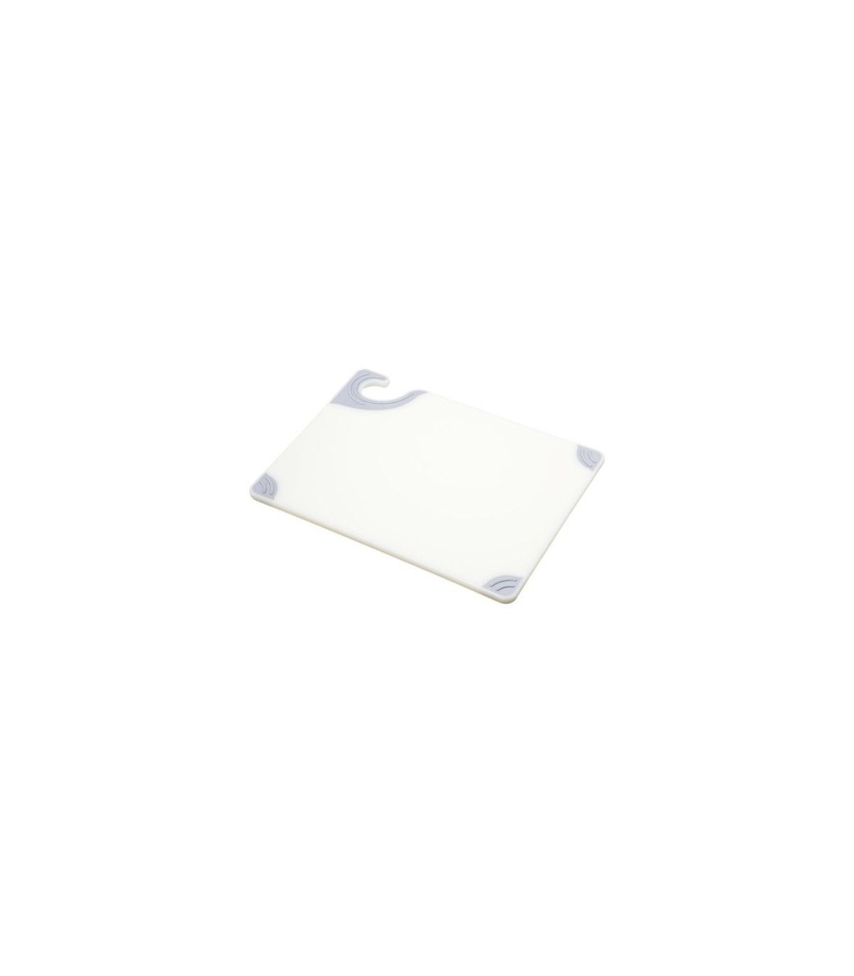 San Jamar Cutting Boards - Saf-T-Grip - White