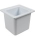 San Jamar Cold Serve-Chill-It - 1/6 Food Pan - White