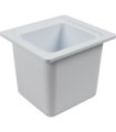 San Jamar Cold Serve-Chill-It - 1/6 Food Pan - White