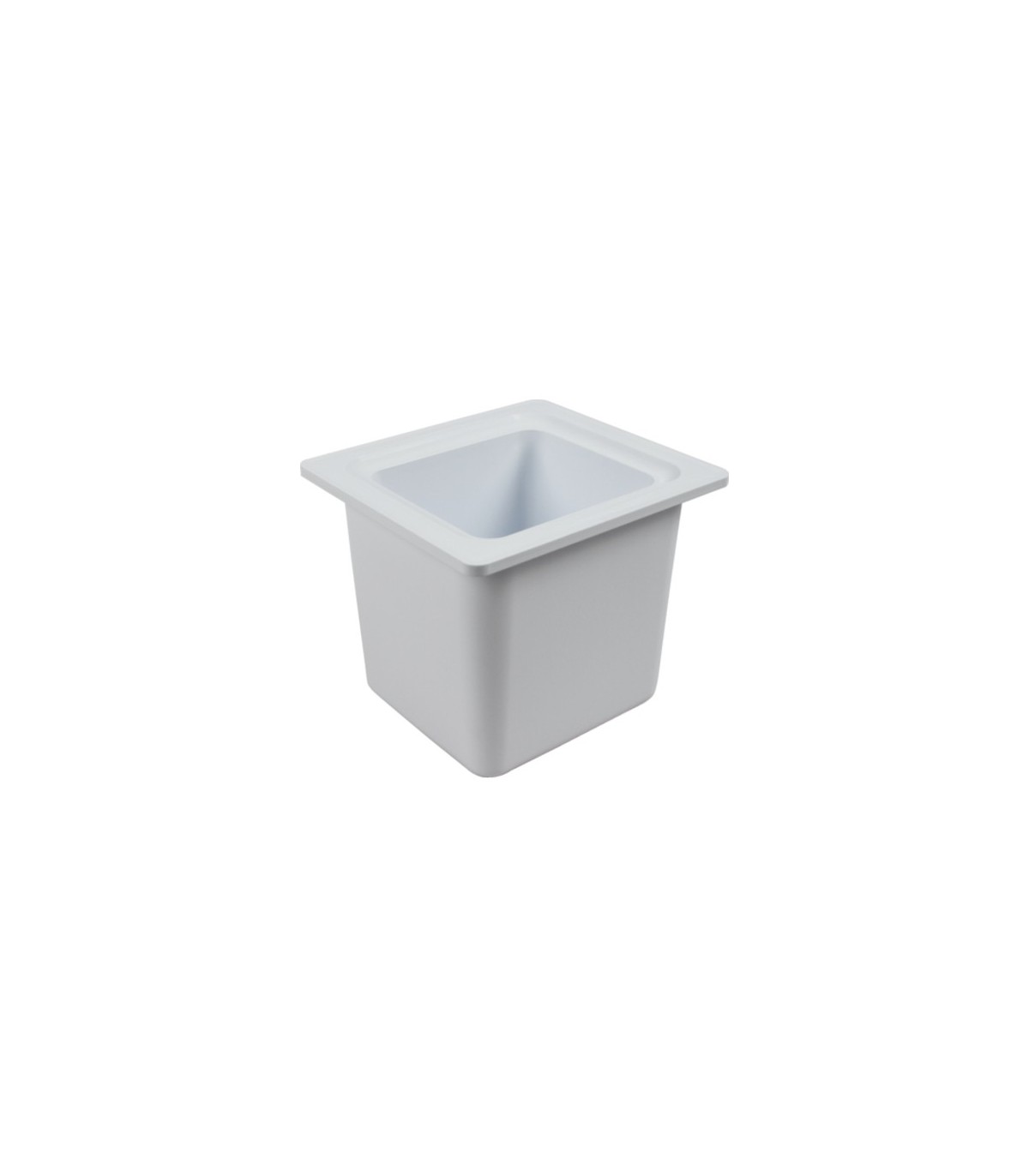 San Jamar Cold Serve-Chill-It - 1/6 Food Pan - White