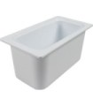 San Jamar Cold Serve-Chill-It - 1/6 Food Pan - White