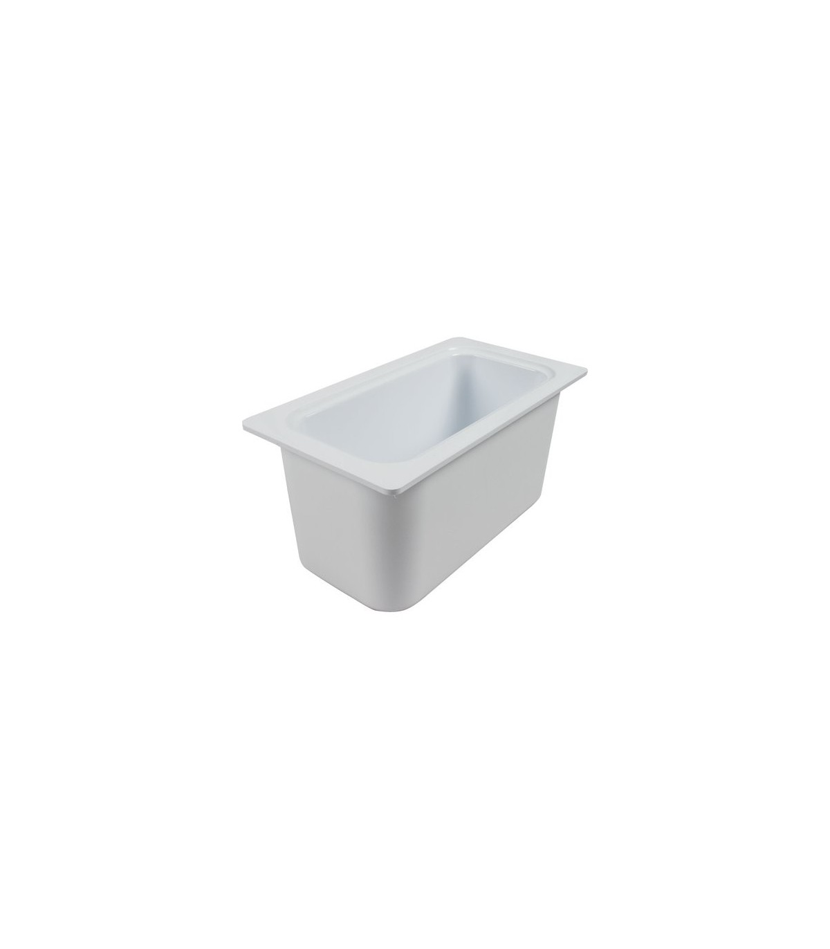 San Jamar Cold Serve-Chill-It - 1/6 Food Pan - White