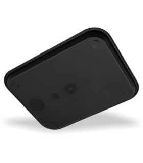 San Jamar Food Tray - Cafe 10x14" 24/cs - Black