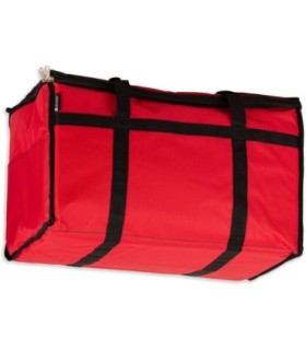 San Jamar Insulated Food Carrier - Large Size - Red
