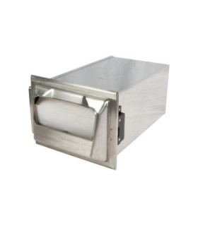 San Jamar In-Counter Minifold Napkin - Stainless Steel - 12"