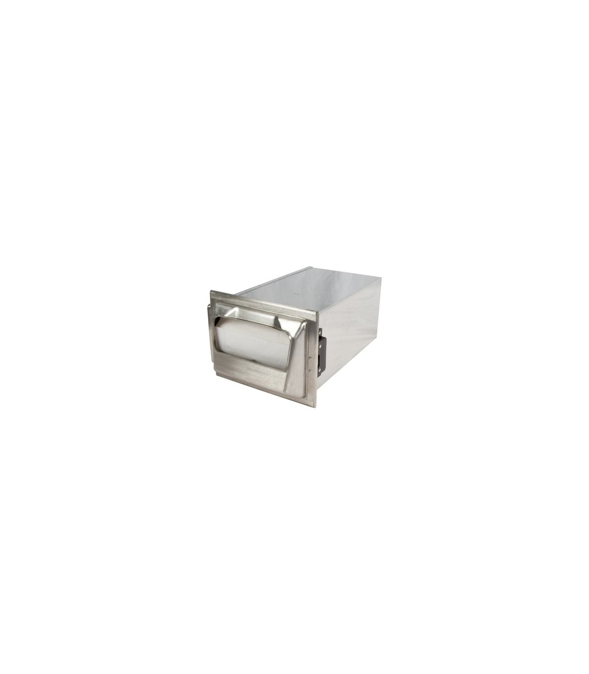 San Jamar In-Counter Minifold Napkin - Stainless Steel - 12"