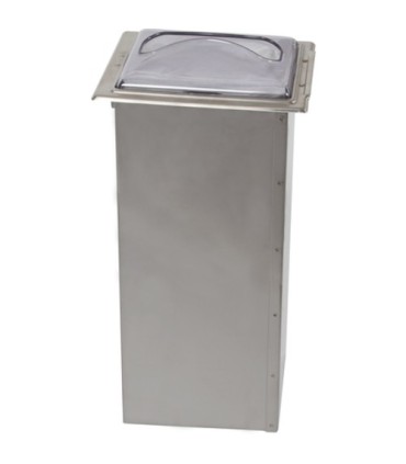 San Jamar Napkin-In-Counter Interfold Napkin - Clear/SS Steel