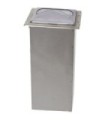 San Jamar Napkin-In-Counter Interfold Napkin - Clear/SS Steel