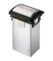 San Jamar Venue In-Counter Napkin Dispenser-Fullfold-Clear/Black