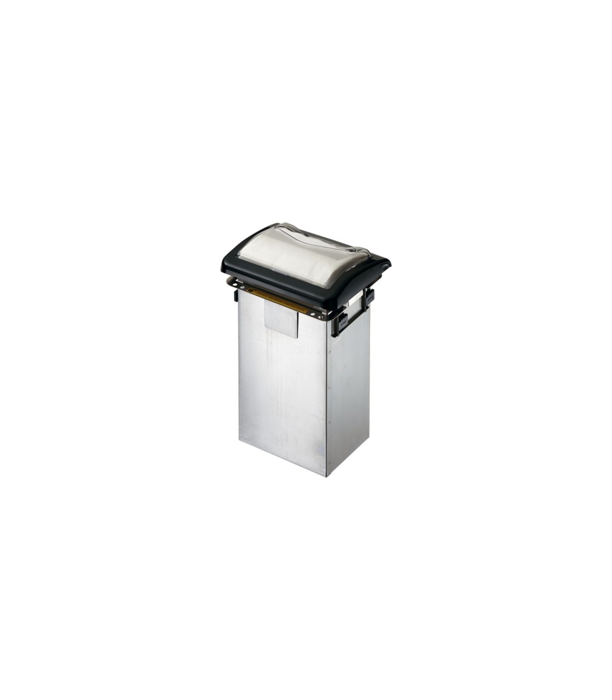 San Jamar Venue In-Counter Napkin Dispenser-Fullfold-Clear/Black