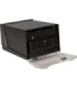 San Jamar Countertop Fullfold Napkin - Clear/Black