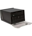 San Jamar Countertop Fullfold Napkin - Clear/Black