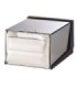 San Jamar Final Sale: Countertop Fullfold Napkin - Clear/Chrome