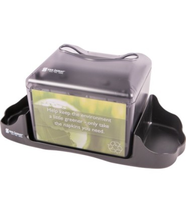 San Jamar Venue Napkin Table Top w/dy - Fullfold-Black