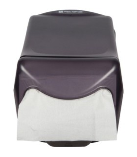 San Jamar Venue Countertop Interfold Napkin - Black