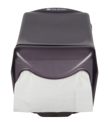 San Jamar Venue Countertop Interfold Napkin - Black
