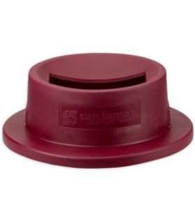 San Jamar Katchall Flatware Retriever - Fits 55 Gal Can - Red