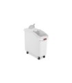 Rubbermaid FG2020793 Ingredient Mobile Bin w/Scoop 400cups - White[3600], Price Per EA