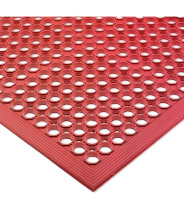 San Jamar EZ Mat - LDuty-Bagged Mat-3'x5 x.50"-Red
