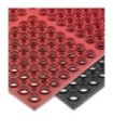 San Jamar Tuf Mat- Medium Duty - Bagged Mat-3'x5'x.75"-Red