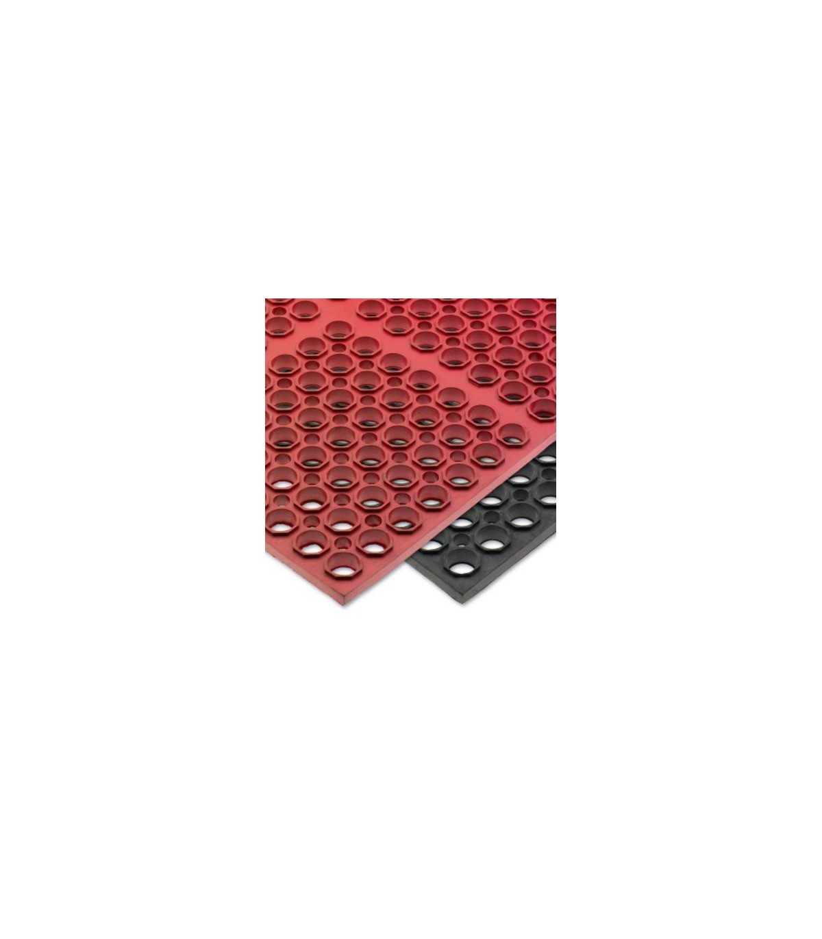San Jamar Tuf Mat- Medium Duty - Bagged Mat-3'x5'x.75"-Red