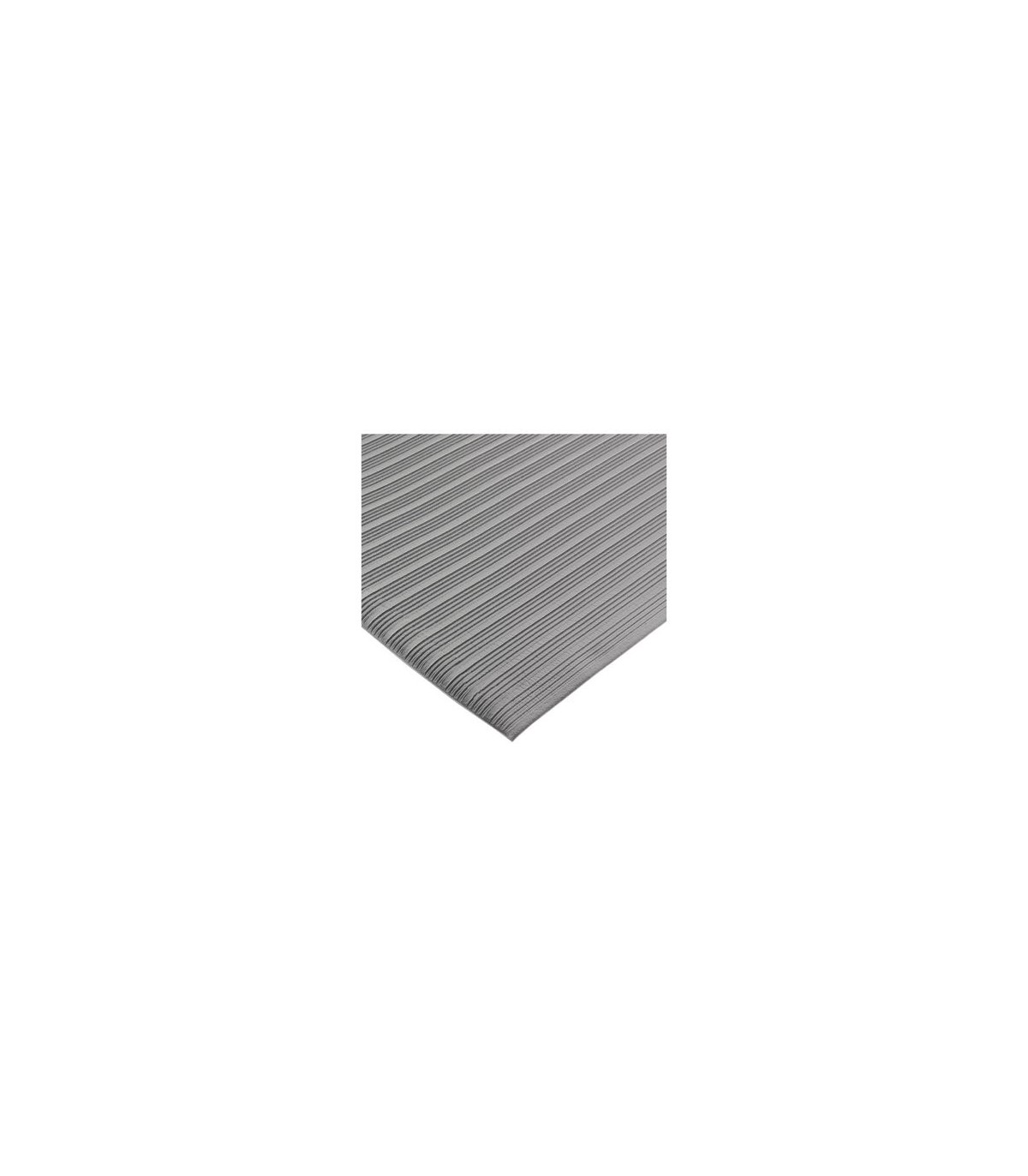 San Jamar Anti-Fatigue Sponge Vinyl Mat - 3' x 60' - Black