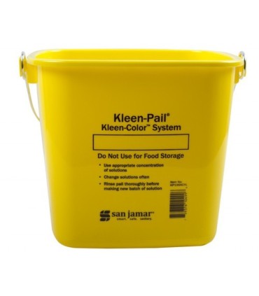 San Jamar OBS: Kleen-Pail 6Qt - Yellow
