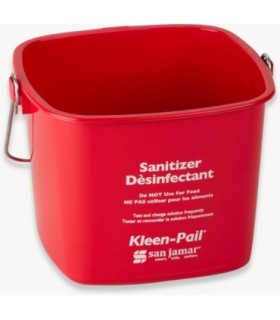 San Jamar OBS: Kleen-Pail 8Qt - Red [KP256RD]