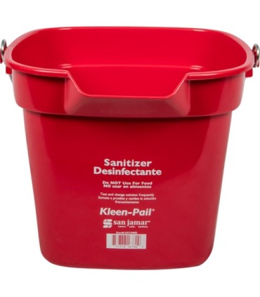 San Jamar OBS: Kleen-Pail 10Qt - Red