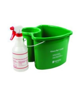 San Jamar Kleen-Pail dy Set - dy & Bottle - Green