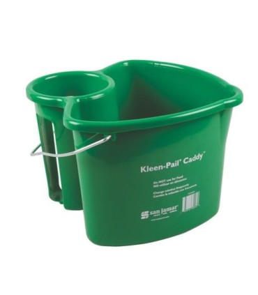 San Jamar Final Sale: Kleen-Pail dy w/o Spray Bottle - Green