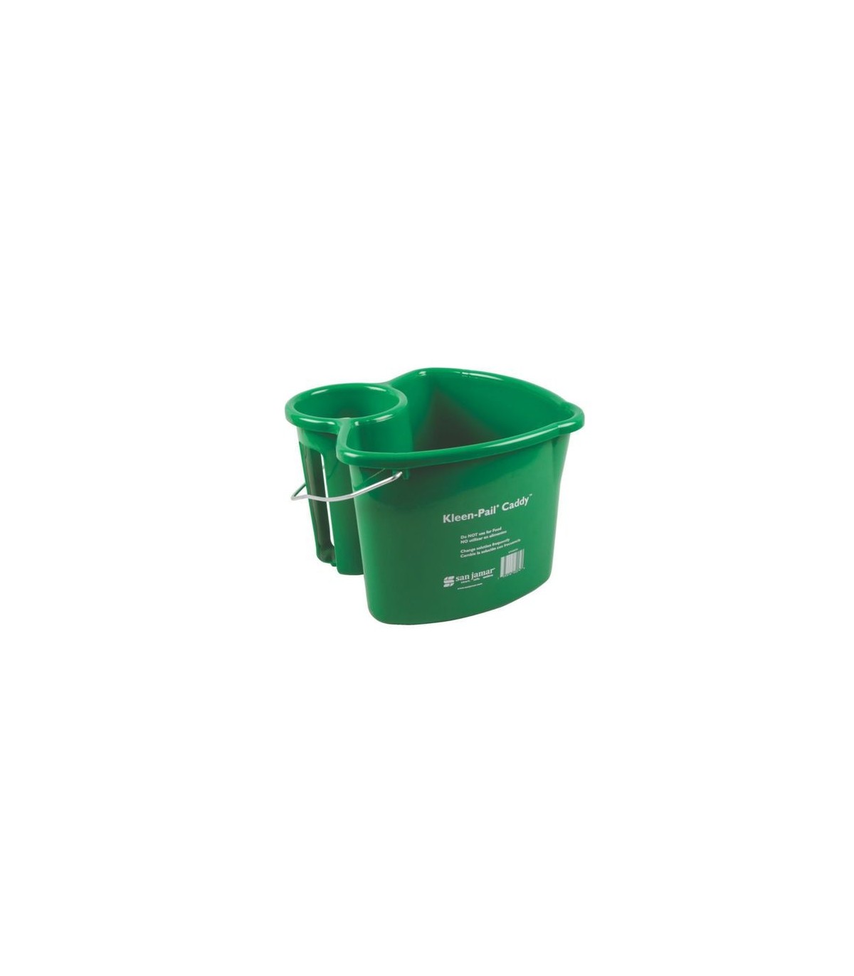 San Jamar Final Sale: Kleen-Pail dy w/o Spray Bottle - Green