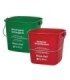 San Jamar OBS: Kleen-Pail 3Qt - Green [KPP97GN]