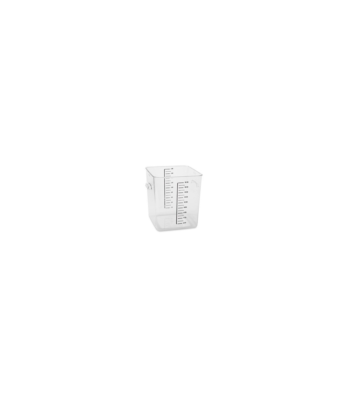Rubbermaid FG2020958 Final Sale: Carb-x Space Saving 18qt-Clear[6318], Price Per EA - FG2020958 -  - [unit price]