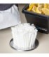 San Jamar In-Counter Straw Holder - 5.12" Diameter - SS Steel