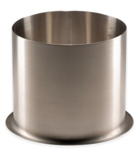 San Jamar Large In-Counter Trash Chute - 6.6" Diameter - SSST