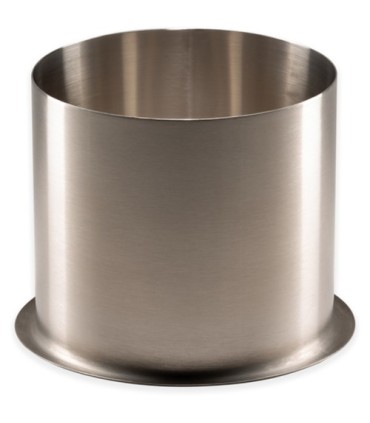 San Jamar Large In-Counter Trash Chute - 6.6" Diameter - SSST