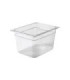 Rubbermaid FG2020981 Final Sale: Food Pan - Cold 1/2 Size - 8" -Clear[126P], Price Per EA - FG2020981 -  - [unit price]