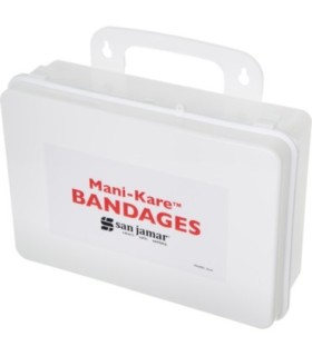 San Jamar Mani-Kare Bandage-Combo Pack w/Storage Box