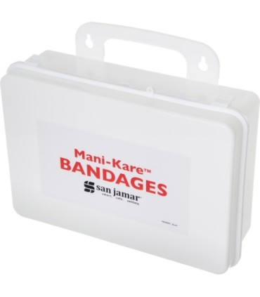 San Jamar Mani-Kare Bandage-Combo Pack w/Storage Box