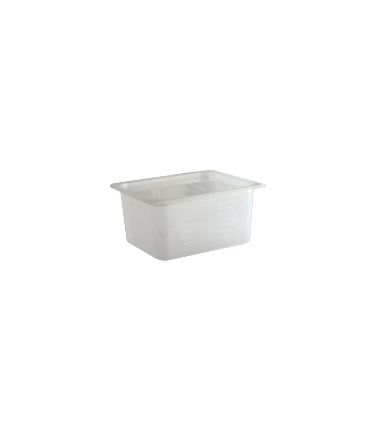 San Jamar Mod Pans-1/2 Food Pan w/Lid-51/8"Deep-9qt(6/pk/6pk/cs)