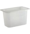San Jamar Mod Pans-1/4 FoodPan w/Lid-51/8"Deep-4qt(12/pk/4pk/cs)