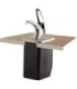 San Jamar FrontlineUniversal In-Counter System Metal Finish Pump