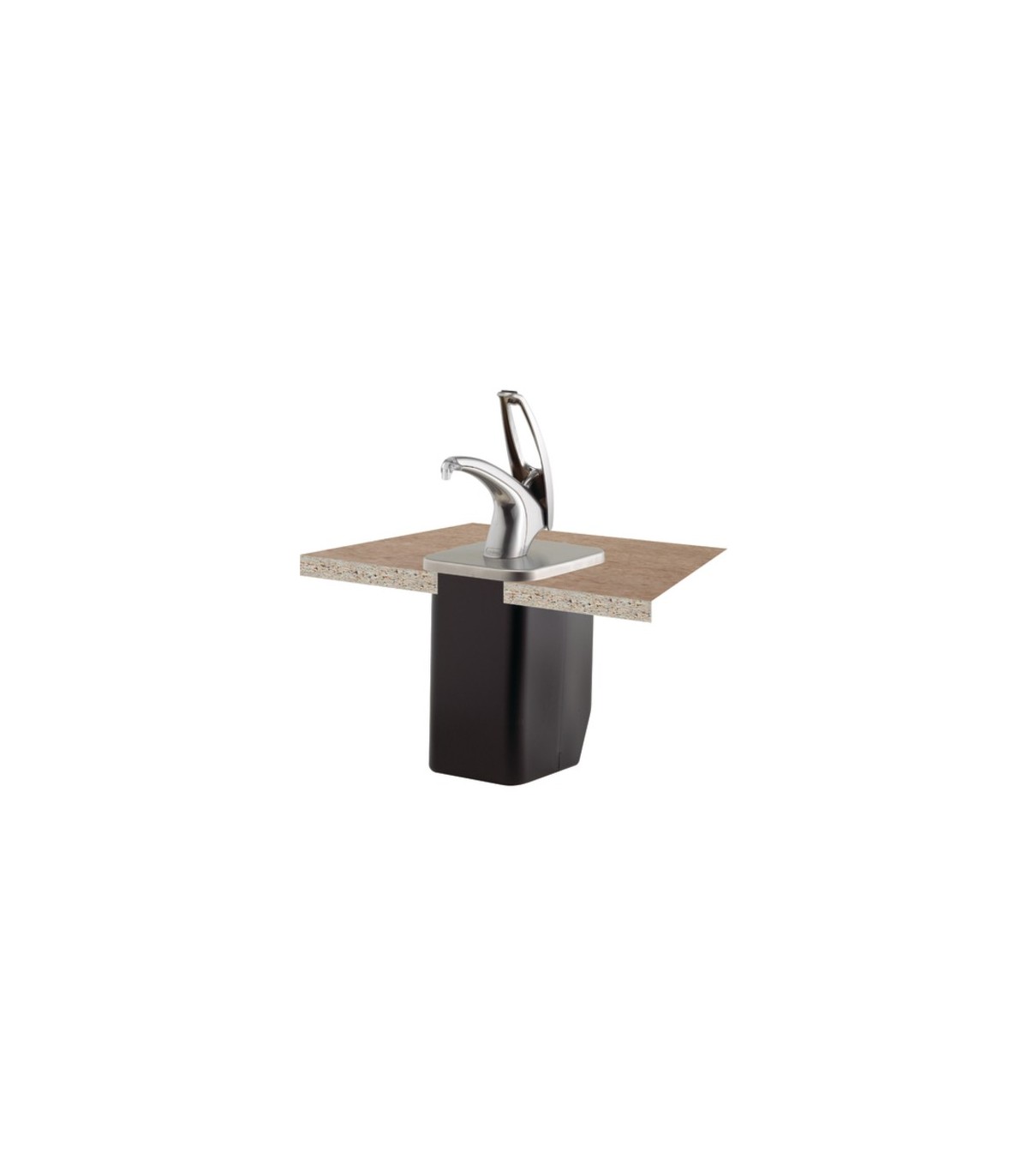 San Jamar FrontlineUniversal In-Counter System Metal Finish Pump